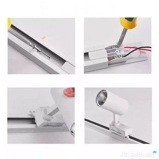 LED Lighting Track – Adjustable LED Spotlights for Living Room & Office Ambiance