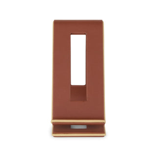 executive leather desk set cognac office accessories beige edge detailing set view