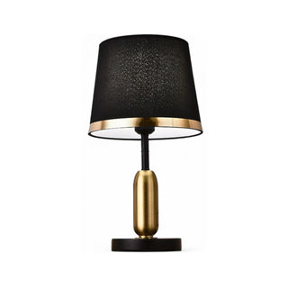 Luxury gold table lamp side — bullet base elegant design