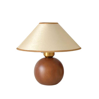 Vintage designer lamp side view — elegant office lighting
