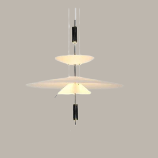 Acrylic Pendant Light – Modern Chandelier with LED & Adjustable Height Fixture