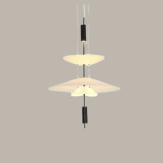 Acrylic Pendant Light – Modern Chandelier with LED & Adjustable Height Fixture