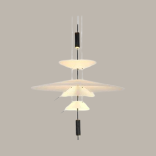 Acrylic Pendant Light – Modern Chandelier with LED & Adjustable Height Fixture