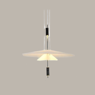 Acrylic Pendant Light – Modern Chandelier with LED & Adjustable Height Fixture