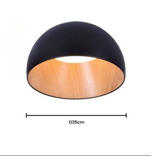 Indoor LED Ceiling Light – Wood Metal Lamp With Adjustable Lighting Modes