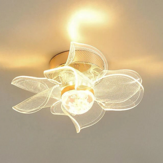 Gold LED Ceiling Light – Modern Nordic Design Acrylic Fixture for Living Room