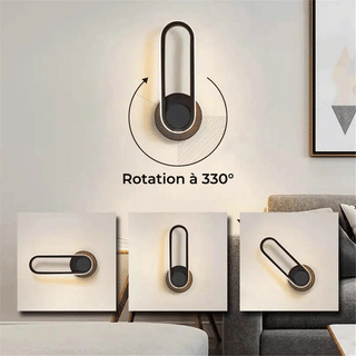 Minimalist Wall Light – Adjustable LED Lighting | Aluminum Wall Sconce, Warm & Cool White