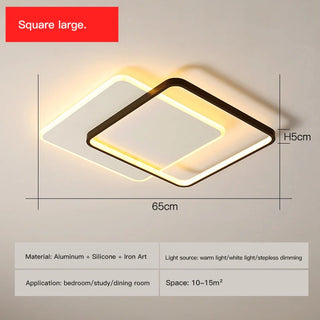 Dimmable LED Ceiling Light – Modern Frosted Design with Adjustable Soft Lighting