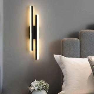 Black Led Wall Light – Modern Wall Light with Sleek Aluminum & Acrylic Shade