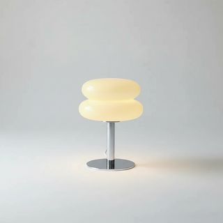 Macaron Stained Glass Lamp – Colorful Table Lamp with Crystal Lampshade