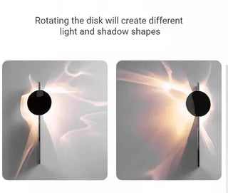 Stainless Steel Wall Light – Minimalist Bedroom Lamp with Built-In LED Module