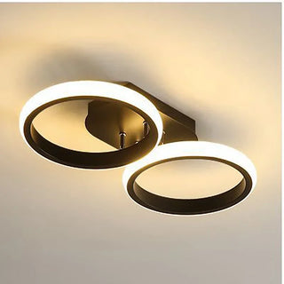 Modern Aluminum Ceiling Light – Black LED Fixture | Energy Efficient Lighting