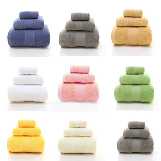 cotton bath towel set high absorbency quick drying luxury white fiamma neri close-up