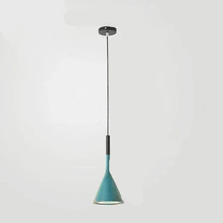 Conical Aluminum Pendant | Adjustable Cable Lighting - Matte Finish Light Fixture