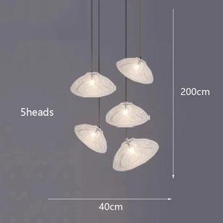 Modern Alloy Pendant Light – Dimmable LED Light with Remote Control for Dining Room Ambience
