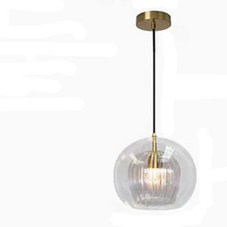 Glass Pendant Lamp – Modern Pendant Light with LED Lighting & Adjustable Height
