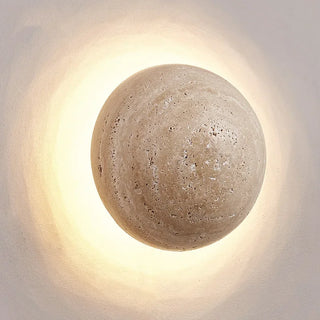 Stone Wall Light – Modern Wall Sconce with Natural Stone Finish & Soft LED Illumination
