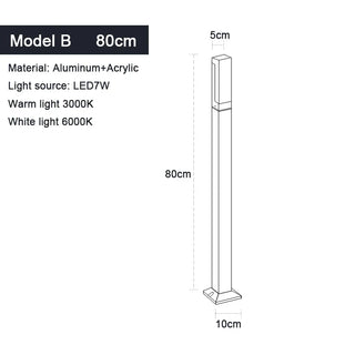 Aluminum LED Garden Lamp – Durable Patio LED Fixture | Weather Resistant Outdoor Lighting