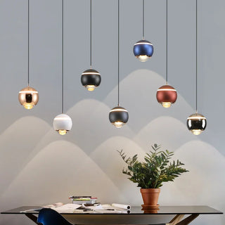 Multicolored Pendant Light – Chrome Finish Lighting With Adjustable Cord