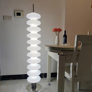Contemporary Floor Lamp – Adjustable LED Lighting With Dimmer | Acrylic Chrome Finish