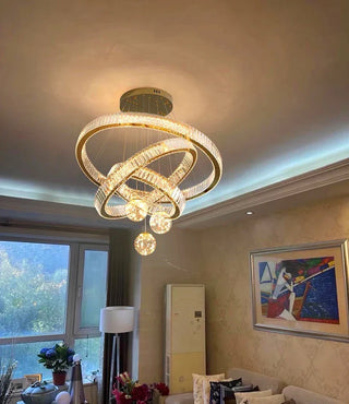 Modern Crystal Chandelier – Dimmable LED Lighting | Elegant Living & Dining Room Fixture