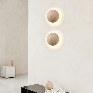 Stone Wall Light – Modern Wall Sconce with Natural Stone Finish & Soft LED Illumination