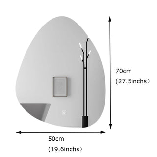 LED smart touch control bathroom mirror lifestyle view