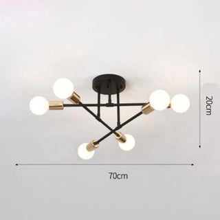 Plafonnier – Lampe LED moderne avec éclairage ambiant doux et assemblage facile