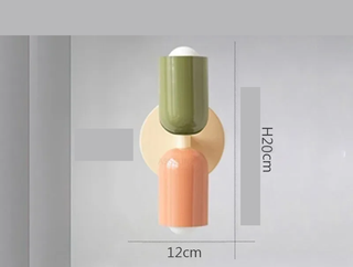 Adjustable Wall Light – Modern Metal Wall Sconce with Color Changing LED Illumination
