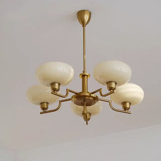 Modern Iron Chandelier – Stylish Ceiling Light with LED for Living Room Lighting