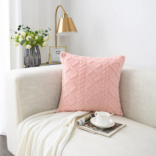 throw cushion covers tela nativa woven plush polyester decorative pillow cases close-up