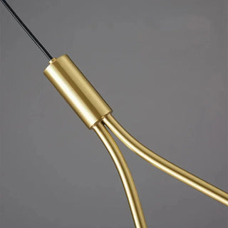 Black Pendant Light – Frosted Glass Bedroom Lamp With Integrated LED