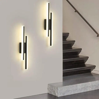 Black Led Wall Light – Modern Wall Light with Sleek Aluminum & Acrylic Shade