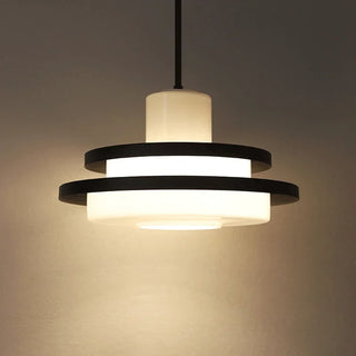 Industrial Glass Pendant Lamp – Modern Industrial Lighting With Iron Finish