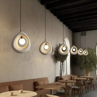 Wabi-Sabi Pendant Light – Handcrafted Organic Pendant Lamp with Soft LED Lighting