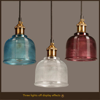 Colored Glass Pendant Light – Modern Dining Room Lighting With Amber Shade