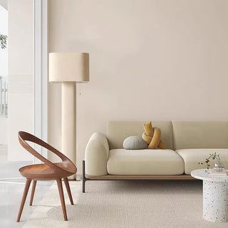 Fabric Floor Lamp – Modern Metal Wabi Sabi Lamp with Soft LED Lighting