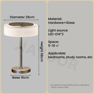 Glass Wood Floor Lamp – Modern Living Room Lamp With Soft LED Lighting