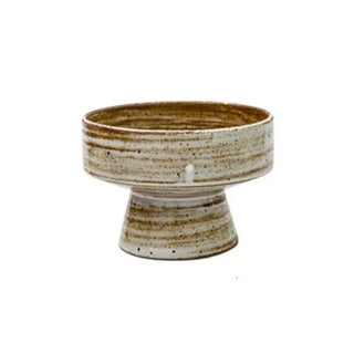 japanese ceramic fruit bowl earthworks handcrafted small porcelain serving front view