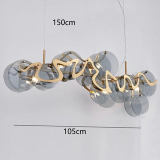 Modern Pendant Light – Alloy Cord Lighting With Dimmable LED & Remote Control