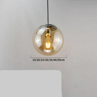Modern Pendant Light – Gold Pendant Lamp With Glass Shade & Warm Ambient Lighting