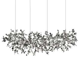 Cloud concept pendant in dining room — statement modern chandelier