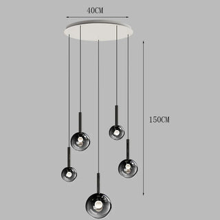 Modern Alloy Chandelier | Living Room Lighting - Remote Control & Easy Installation