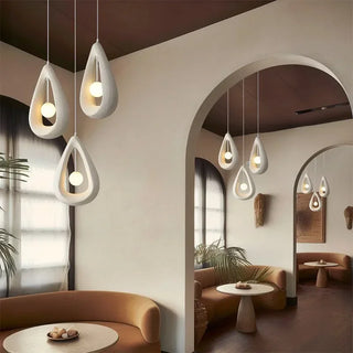 Wabi-Sabi Pendant Light – Handcrafted Organic Pendant Lamp with Soft LED Lighting
