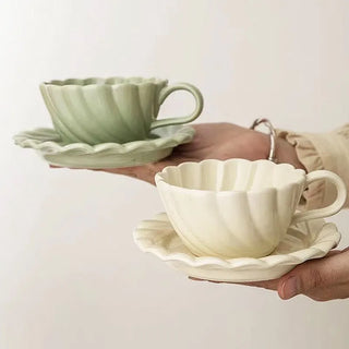 creative ceramic mug handcrafted 200ml durable drinkware earthworks side view