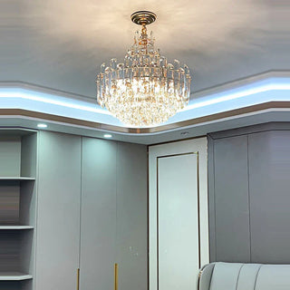 Modern Crystal Chandelier – Luxury Pendant Lighting | Dimmable LED Fixture