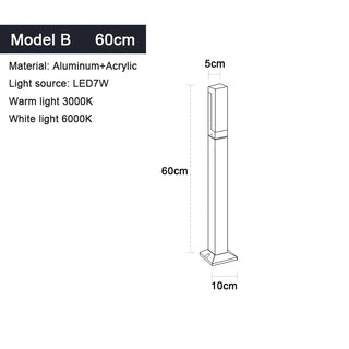 Aluminum LED Garden Lamp – Durable Patio LED Fixture | Weather Resistant Outdoor Lighting