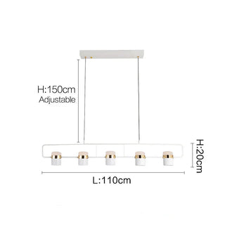 Black Metal Pendant Lamp – Modern Pendant Light With LED Hanging Lamp Design