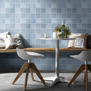sicily wall tile panels blue self-adhesive vinyl waterproof eco-friendly close-up