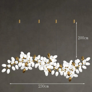 Modern LED Pendant Light – Stylish Alloy Hanging Lamp for Living Room Lighting